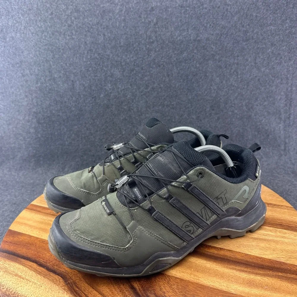Adidas Mens Terrex Swift R2 GTX CM7497 Green Running Shoes Sneakers Size US 11